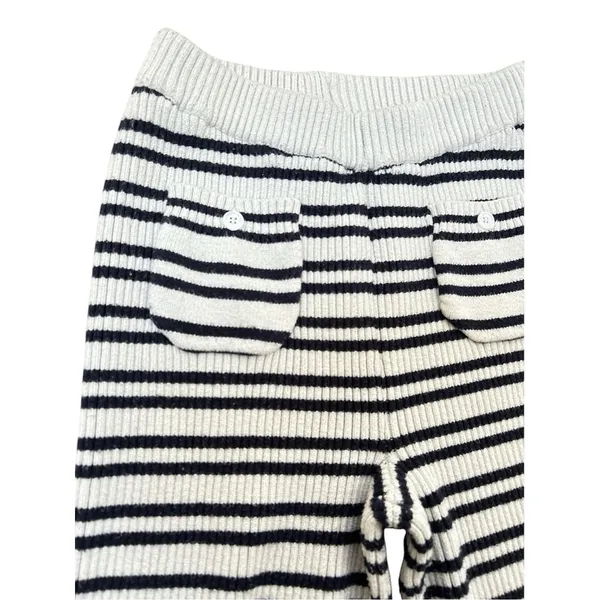 Frankies Bikinis Camden Striped Knit Pants in Starlit Stripe Size Large - Image 3