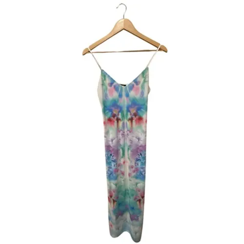 AFRM Alyson Mesh Panel Maxi Dress Size XS - Image 6