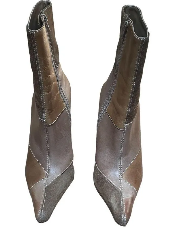 Steve Madden Triall leather patchwork boots - Image 2