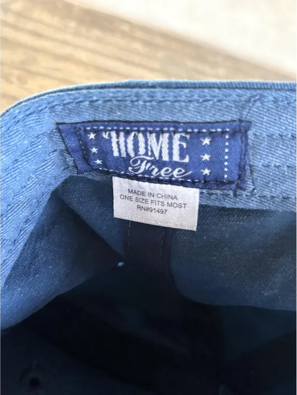 Local Illinois Embroidered Blue Adjustable Dad Hat Cap - Image 3