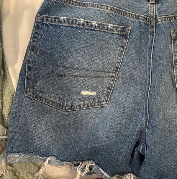 American Eagle ripped jorts - Image 2