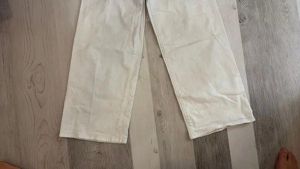 White Wide Leg Target Jeans - Image 10