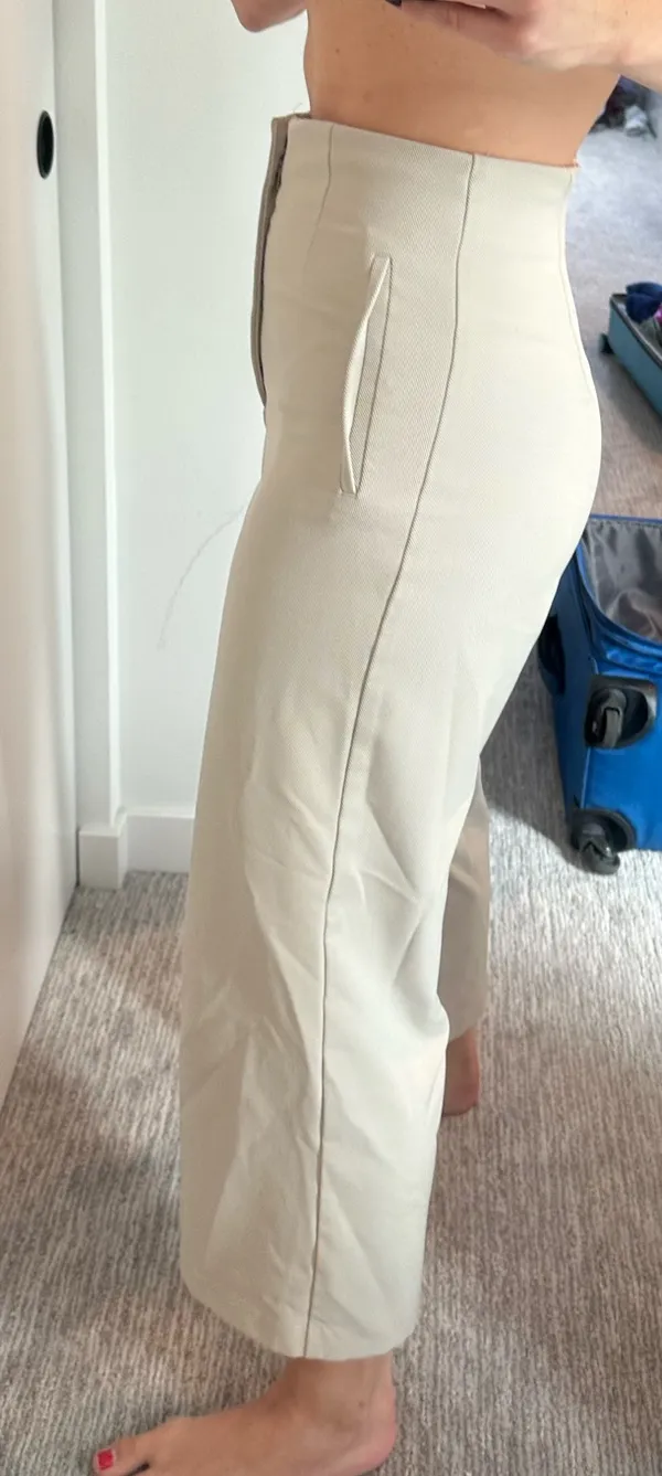 Khaki Zara pants - Image 3
