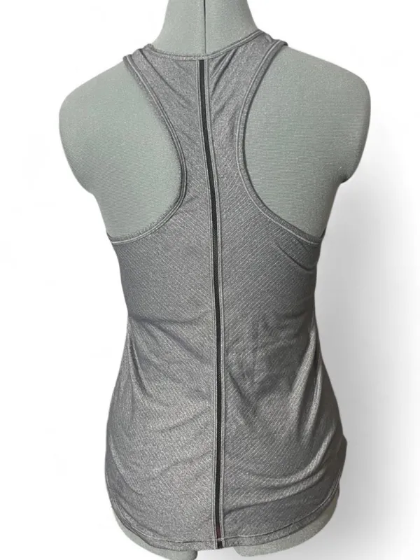 Lululemon Swiftly Tech Gray Striped Racerback Tank Top Women's Size S/M Athletic - Image 4