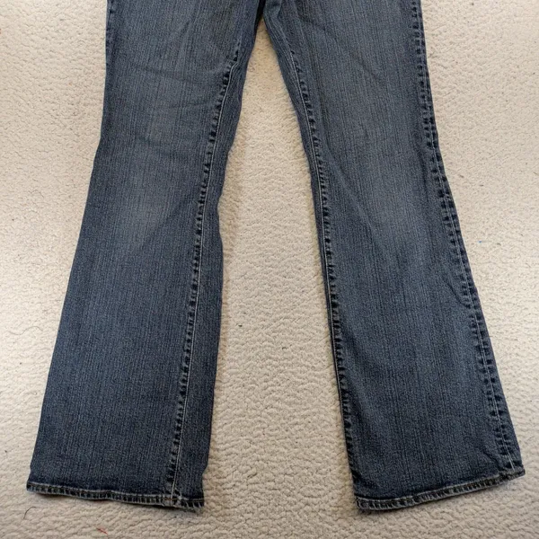 Gap Flare Stretch Jeans Womens‎ 10R Blue Medium Wash Denim Low Rise Flare Leg - Image 4
