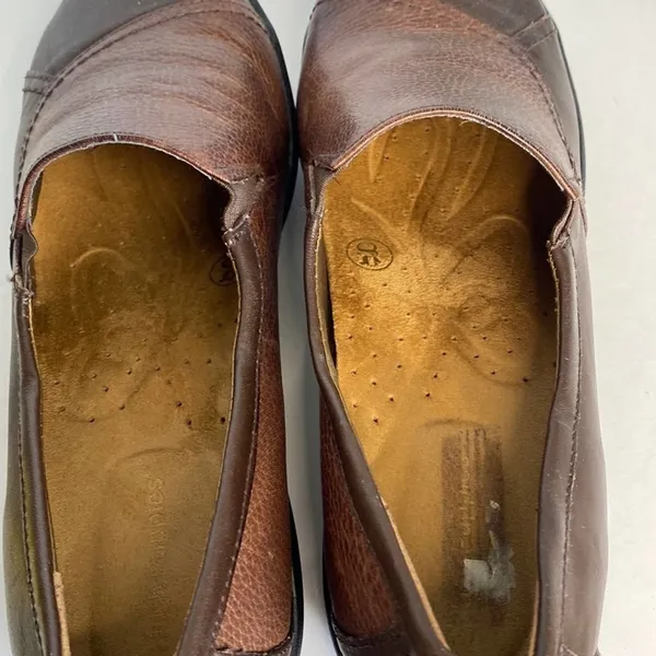 Hush Puppies Slip On Leather Shoes size‎ : 7.5 - Image 5