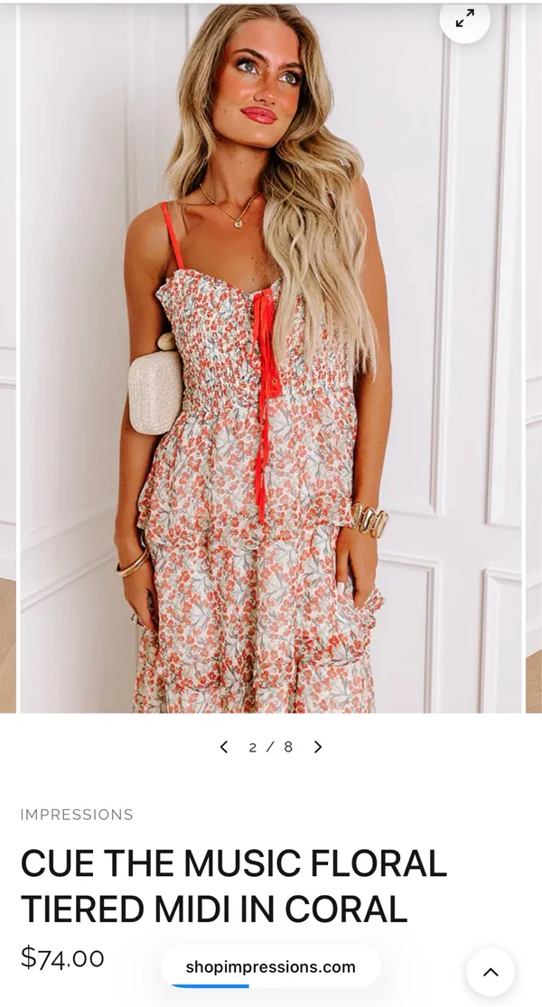 In Loom Floral Maxi Dress - Image 2