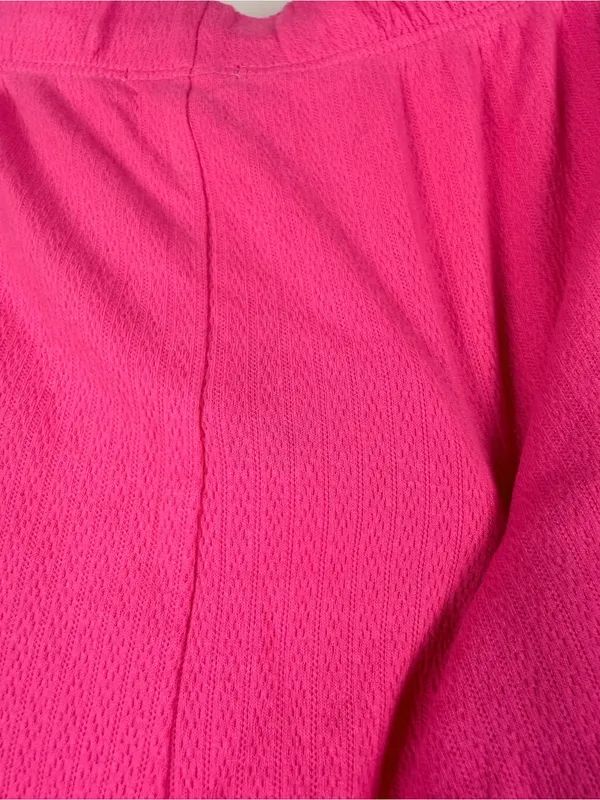 LAKE Pointelle Pajama Shorts Set in Petunia Pink Womens XXL PJs Loungewear - Image 8