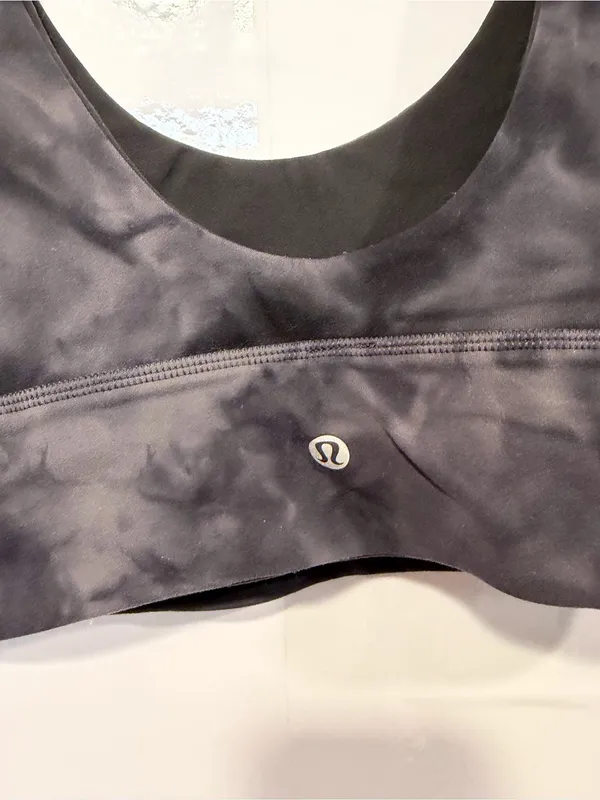 Lululemon Align reversible Grey Tie-Dye Bralette Crop Top - Image 4