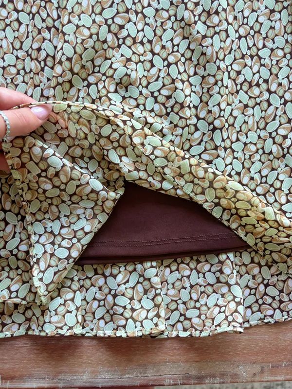 vintage midi skirt Green Size 10 - Image 3