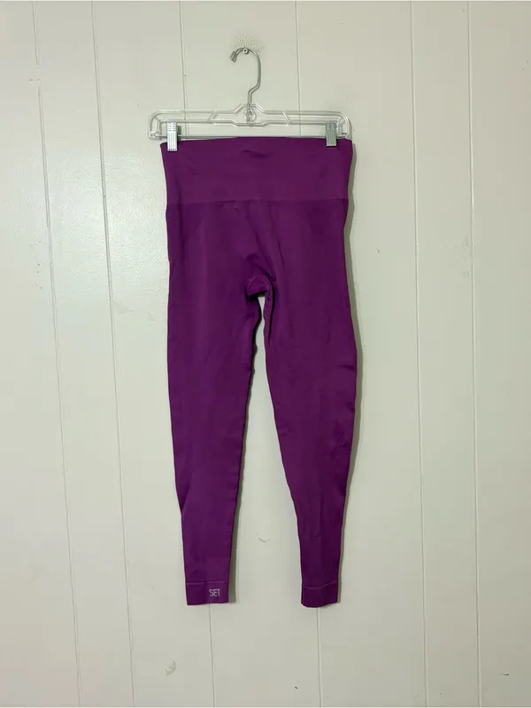 SET ACTIVE Sculptflex High Rise Leggings Purple Size M - Image 5