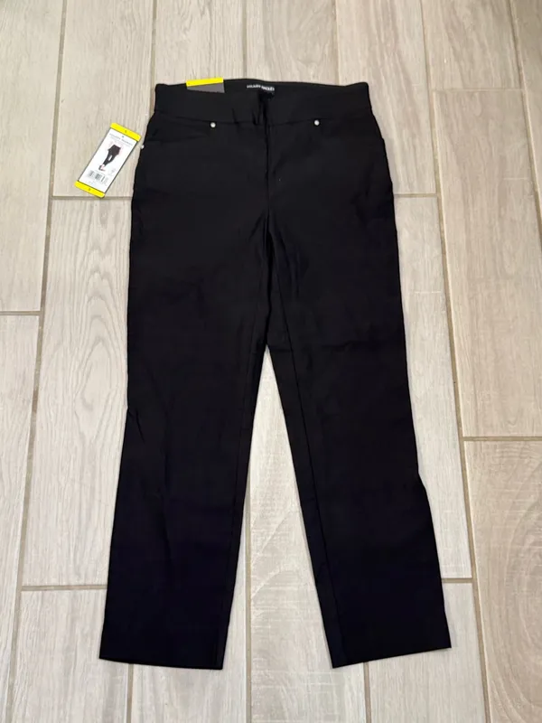 Hilary Radley Black Ankle-Length Tummy Control Pants - Image 3