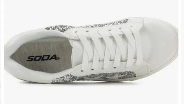 Soda Boutique Sparkle Star Sneakers - Image 2