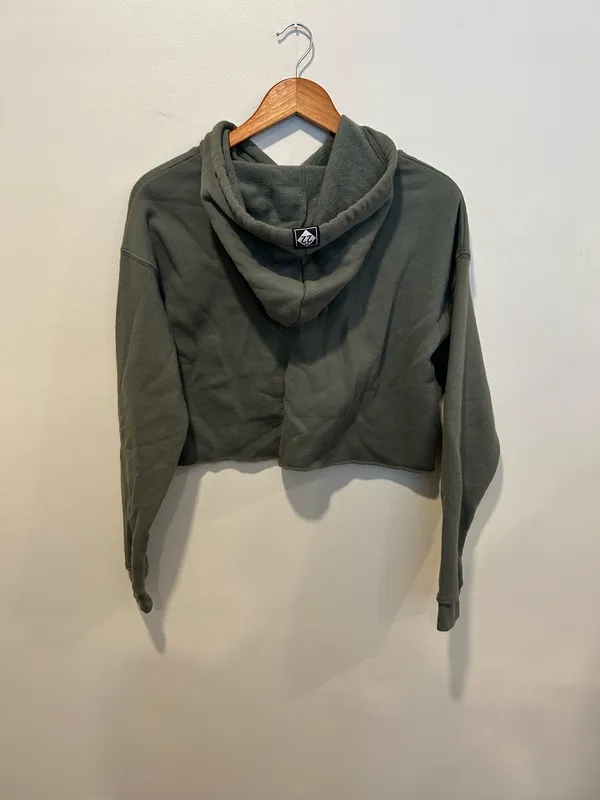 M22 cropped hoodie Green - Image 5
