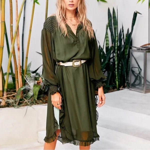 We Are HAH Street Sweeper Dress Green Medium - Image 11