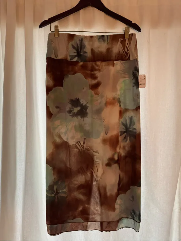 Free People Sunset Mesh Midi Skirt - Image 6