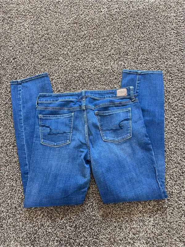 American Eagle Jeans Sz 14 Skinny Super Stretch - Image 4