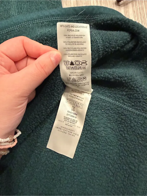 Patagonia Women's Better Sweater in Forest Green Size Large - Image 9