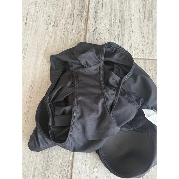 Miraclesuit Illusionists Crossover One Piece Swimsuit Black Slimming Womens US 8 - Image 8