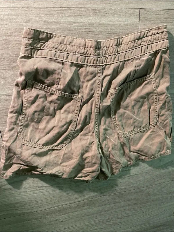 Hudson Jeans High-Waist Utility Shorts in Tan - Image 3