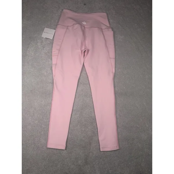 Beyond Yoga Spacedye High Waisted Midi Leggings Fresh Pink Heather Size L NWT - Image 8