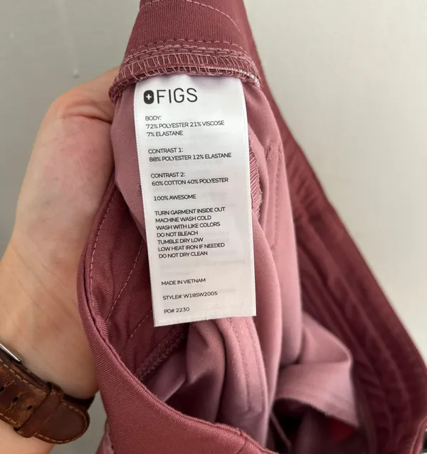 FIGS - Zamora Jogger Scrub Pants Mauve Medical Doctor Nurse - Image 6