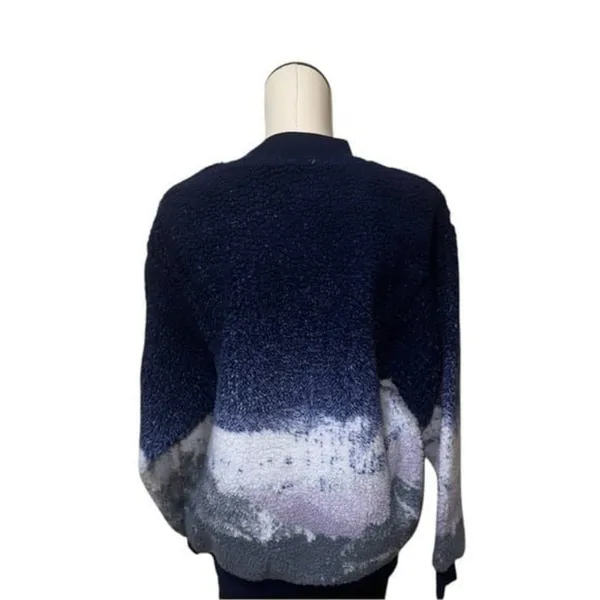 NWOT Vans Overlook Sherpa Crew Sweatshirt - Dress Blues Large - Image 6