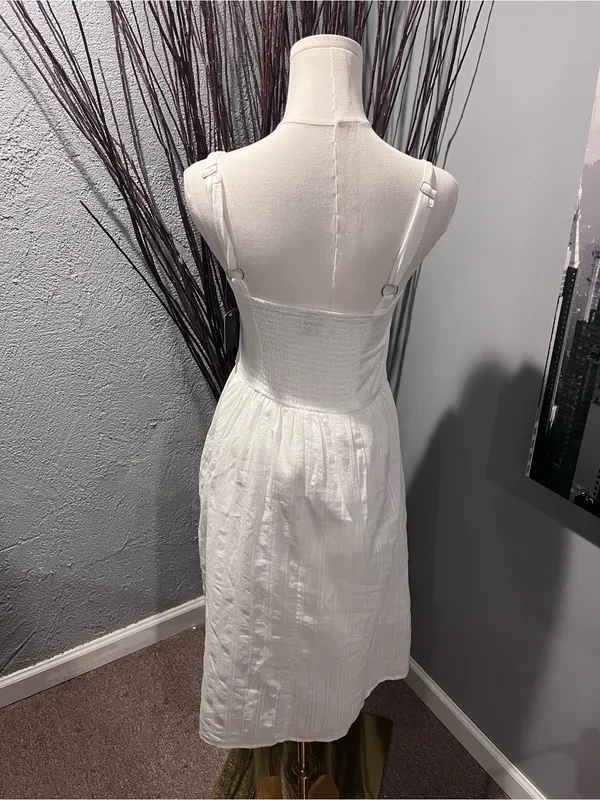 🌸Nwt Wild Fable White Corset Milk Maid Midi Dress Size X-Small🌸 - Image 3