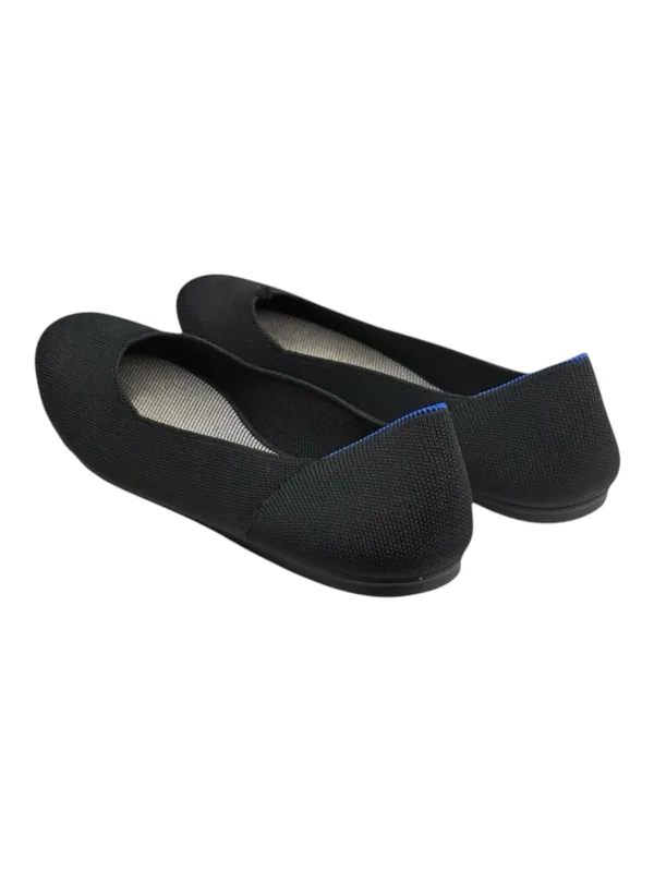 Rothy’s ⍟ The Flat Ballerina Ballet Slipper ⍟ Black Solid ⍟ 11.5M ⍟ Sustain Knit - Image 6