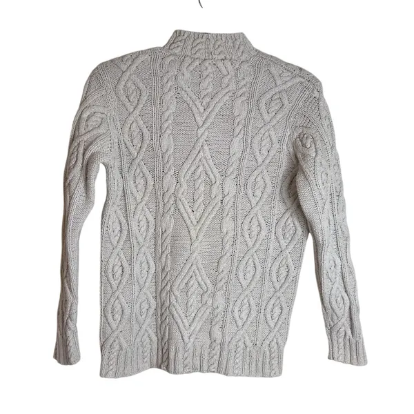 Lauren‎ Ralph Lauren ladies hand knit silk cotton linen blend pullover sweater M - Image 7
