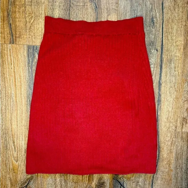 Free People Mod Wrap Skirt in Wine - Image 10