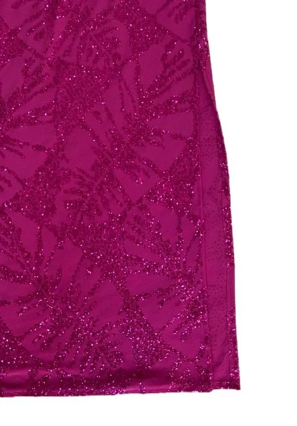 Vintage 90s Pink Sequins Maxi Skirt 🔥 - Image 2