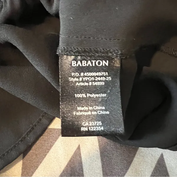 Aritzia Babaton Warren Camisole Black Chiffon Cinched‎ Tie Waist Size XXS - Image 11