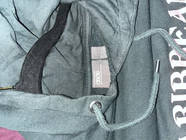 Green ASOS Hoodie - Image 3