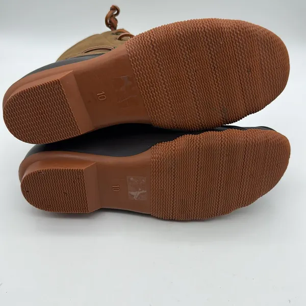SEVEN7 HOLLIS Duck Boots. Light and dark brown Rain/Winter Boots. - Image 12