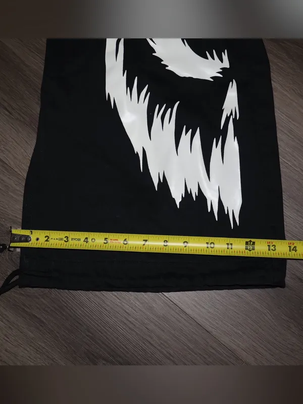 Dolls kill Ghoulish Glow In The Dark Wide Leg cargo Pants size small- baggy - Image 10