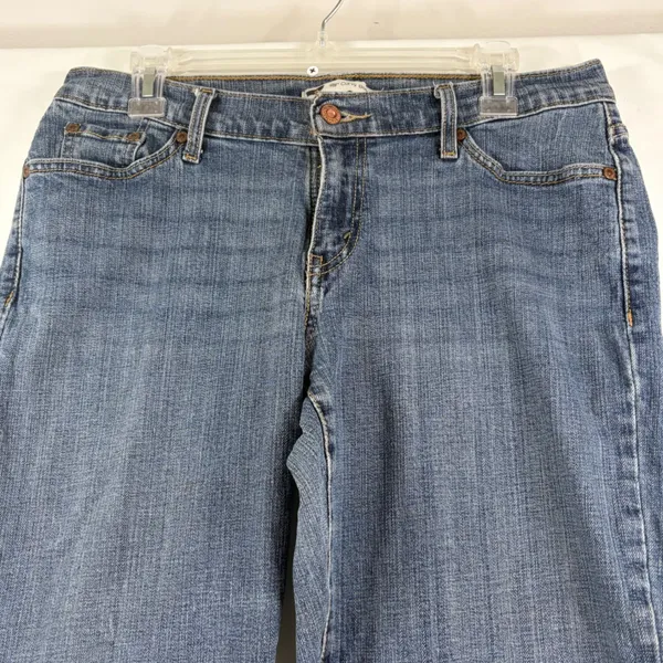 Levis 529 Curvy Boot Cut Jeans Womens 14 Short Medium Wash Denim Blue Stretch - Image 14