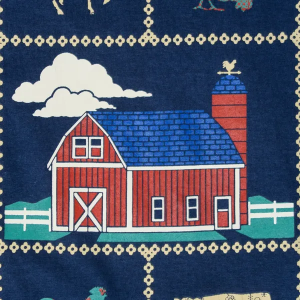 Fruit of the Loom Vintage 90s Cottagecore Farm Collared Shirt - Image 5