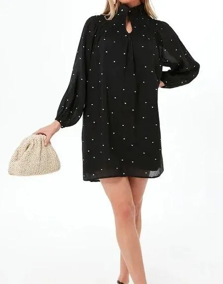 Tuckernuck Black Dotted Dress - Image 3