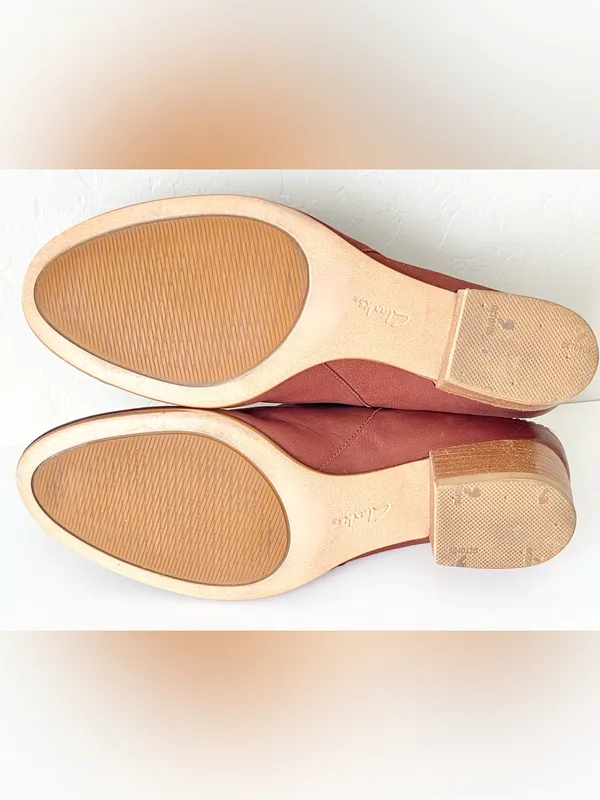 Clarks spiced isla leather mules women’s 9.5 - Image 8