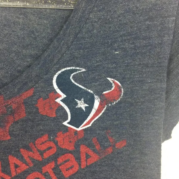 • NFL TEXANS • Navy Vneck - Image 3