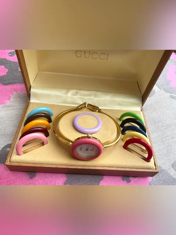 Dressy GUCCI interchangeable bezel watch set ❤️‍🔥❤️‍🔥❤️‍🔥 - Image 2