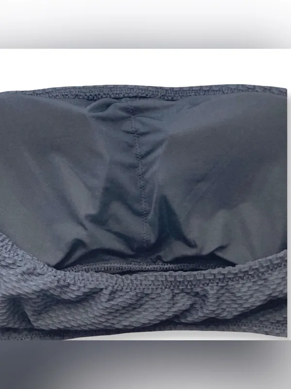Aerie One Piece Full Coverage Swimsuit | Black Textured | XXL Long / Tall NWT - Image 4