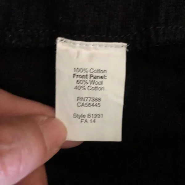 C Madewell Black & White Raglán Wool Tweed Woman Shirt Blouse Size Small - Image 12