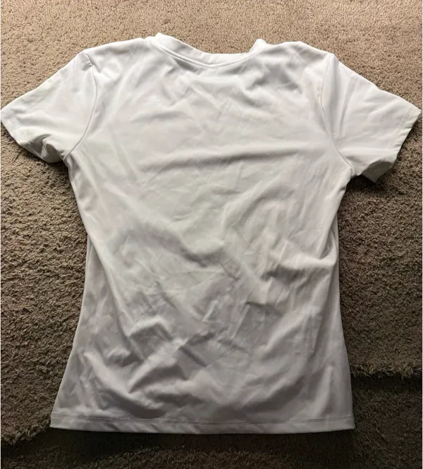 White Workout Top Size M - Image 2