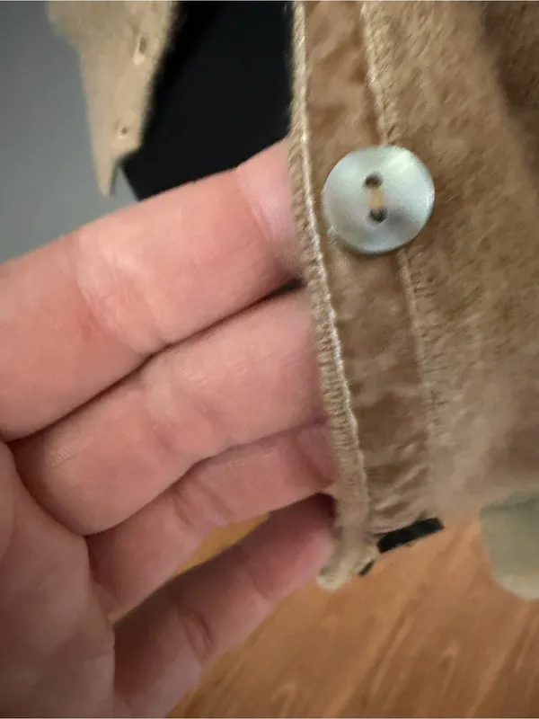 Boden x Anthropologie Cashmere Preppy Cardigan Camel 4. - Image 4