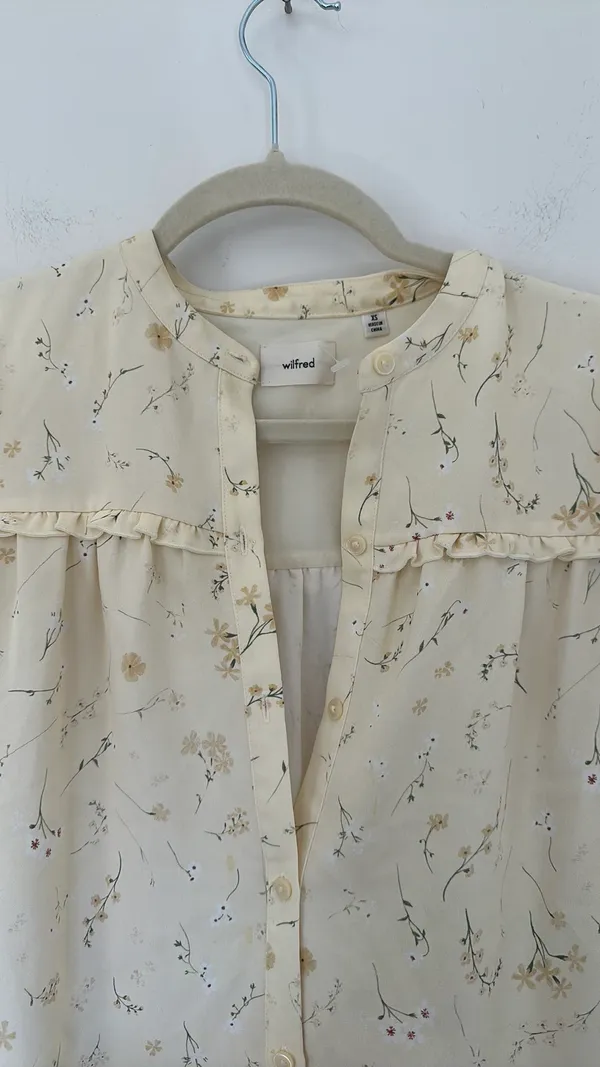 Aritzia Wilfred Nimbus Blouse - Image 8