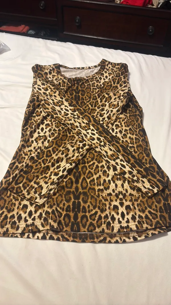 Leopard long sleeve Brown - Image 3