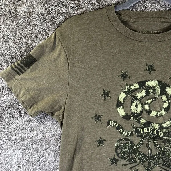 Grunt Style Don't Tread On Me T-Shirt Sz S - Image 3