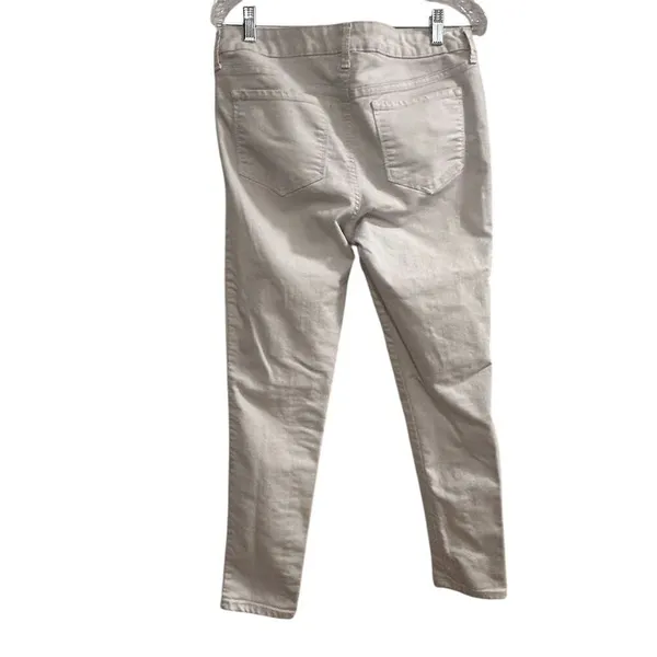 Old‎ Navy Women's White Skinny Jeans Size 12 Mid-Rise Rockstar - Image 4